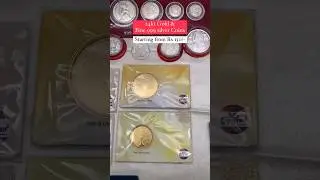 Gold & Silver Coins Corporate gifts 🎁 #wedding #coins #ytshort #trending #gold