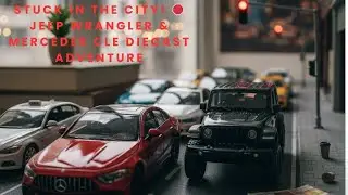Застряли в городе! 🛑 Модели Jeep Wrangler и Mercedes CLE из литого металла для приключений
