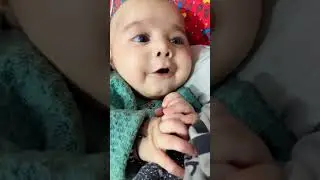 Pure Joy: Sweetest Baby Smiles! #babylove #cutenessoverload #shorts #adorable #babyjoy #viralshorts