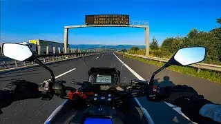 NC750X on the HIGHWAY [4K/RAW] - PURE ENGINE SOUND