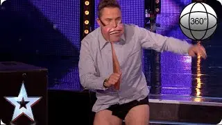 BGT 360&deg;: David STRIPTEASES for Simon Cowell