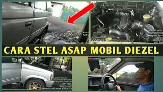 Cara stel asap tebal mobil diezel.