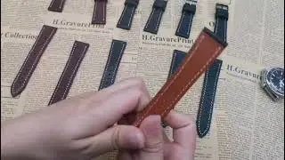 Wholesales crazy horse leather strap band 20 22mm leather replacement watch strap for watches