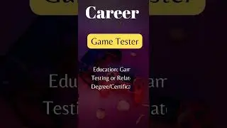 Career Opportunities | Game Tester | Career | Salary | Skills|Education