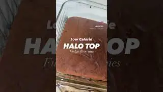 PROTEIN BROWNIES‼️😋 #sweettooth  #brownies #halotop #proteinsnack #