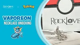 Vaporeon necklace unboxing from RockLove Jewelry!