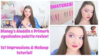 Disney's Aladdin x Primark eyeshadow palette review!