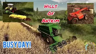 HARVEST HAS STARTED!!! ( Hills of Antrim vlogs )