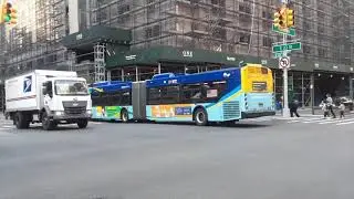 MTA NYC Bus/Bee-Line/Coach USA: Massive Bus Action Along 23rd Street [M1, M2, M3, M23 SBS, Express]