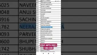 ESIC MTS 180/200🥰🎉🥰