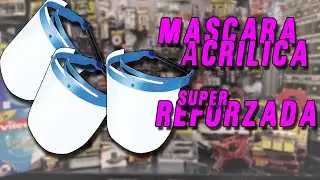 Mascara Proteccion Facial Acrilica Resistente Flexble