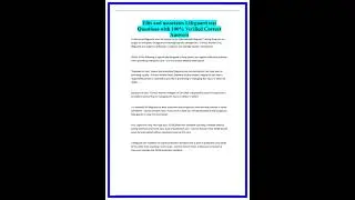 Ellis and associates Lifeguard test Questions with 100 Verified Correct Answers832 636x882