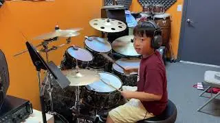 rockschool drum grade 8 test《mind the gaps》cover by Alex Zhou（8 years old）#rockschool #drummer