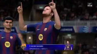 When a random player plays for Barcelona. Barcelona's new number 9 player...FC26 Player career Mode.