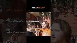 Ranking Zachirific ICONIC moments  #funny #lmao #lol #ranked