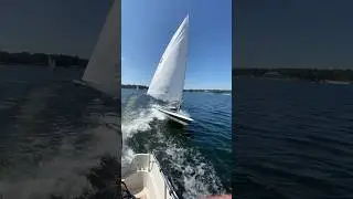 ILCA Laser Sailing: Anna Kate wake surfing