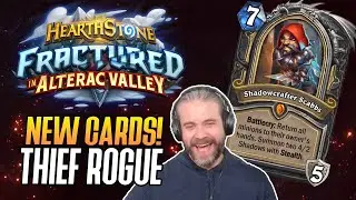 (Hearthstone) MORE NEW CARDS! Thief Rogue in Alterac Valley