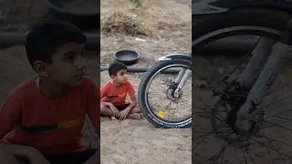 Rishi ki cycle ko ghumne jana hai #bike #cycle #short
