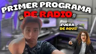 ASI FUE MI PRIMER PROGRAMA DE RADIO 🎙📻 | Crazy Fercho