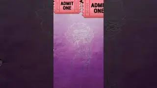 Sorry for the admit one tickets; I had to hide my name