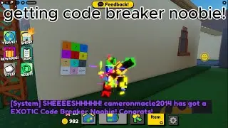 getting code breaker noobie!(FIND THE NOOBIES)