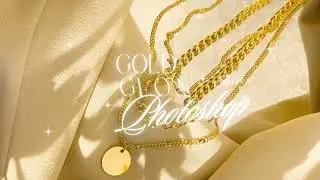 30 Gold Glow Photoshop Actions & Video LUTs | Enhance Jewelry, Vintage, Luxury Photos