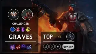Graves Top vs Shen - EUW Challenger Patch 10.20