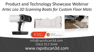 Artec Leo 3D Scanning Boats Decks for Custom Floor Mats