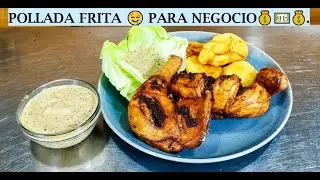 POLLADA FRITA PARA EVENTOS🟥⬜🟥🤤 Y NEGOCIOS🤑 (FRIED CHICKEN FOR EVENTS AND BUSINESSES) #cocina #receta