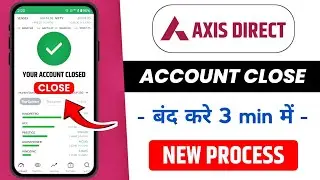 Axis direct account closure online  ||  axis direct account close kaise kare || axis demat close