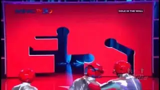 Hole in the Wall - Impossiwall- SeeHearSpeak NoEvil wall - Ep 5 Touchdown vs Slamdunk