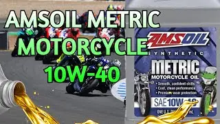 ✅ Мотоциклетное масло Amsoil Metric 10w40💪 [Обзор]
