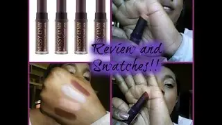 Missy Lynn Lipsticks Review + Swatches!!