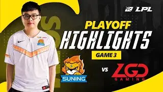 [ Highlights SN vs LGD - PLAYOFF - GAME 3 ] SOFM MỘT M&Igrave;NH &Atilde;M CẢ 3 MVP - SN CH&Iacute;NH THỨC C&Aacute;N MỐC TOP 3
