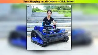 Customized CE EPA small tracked Zero Turn remote control lawn mower for all terrain remote control