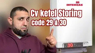 Intergas HRE code 30 opgelost, branderautomaat vervangen