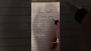 Odds of predicting NFL playoffs