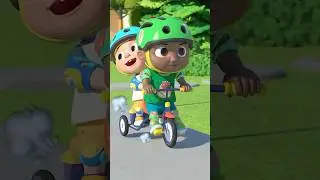 JJ and Cody Ride a BICYCLE! 🚲 #shorts  #cocomelon