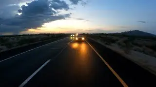 Distant Storm, Arizona State Route 85 Highway, Phoenix Bypass Route, Buckeye, Arizona, 7/30 GX330442