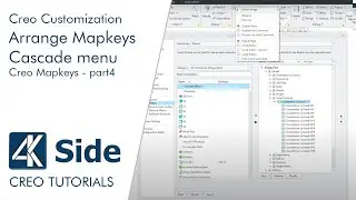 Arrange Mapkeys by Cascade menu | Creo Mapkeys - part4 | Increasing the efficiency
