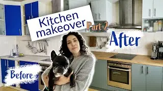 Kitchen Makeover Complete | DIY Kitchen Cabinet Painting (Part 2)