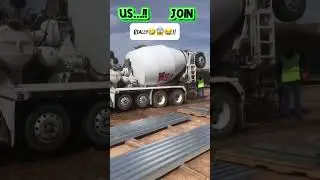 O.M.G.😂😱🙏🏼😱🤣!!#constructionshorts #constructionchannel #mixertruck #trucker #love #family