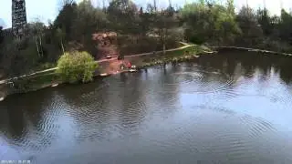 QX350 with Mobius Cam on Lymm Damm