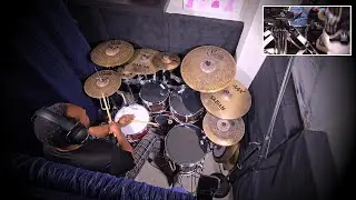 15 Minutes of AFRO CHRISTMAS Grooves | Drum Cover (100 BPM)
