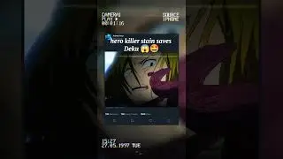 hero killer stain saves Deku 😱🤩|my hero academia #shorts #mha #anime #edit