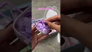 Mini paper soap ❤️ #asmr #unboxing #trending #diy #viralshort #kawaii