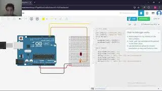 Learn variables with Arduino | Coding Arduino Uno with LEDs | Tinkercad.