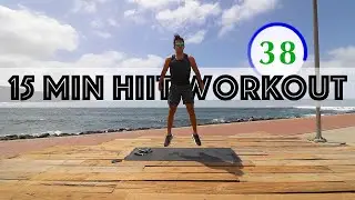 15 minute Beach HiiT Workout