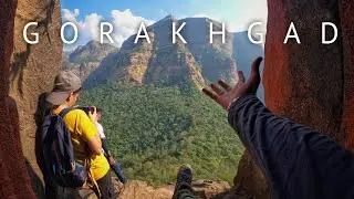 Gorakhgad Trek | Gorakhgad Fort Trek  | गोरखगड | 80&deg; Rock Cut Thrilling Stairs | Ravi Jain