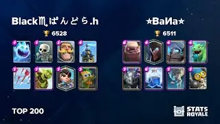 Black♏️ぱんどら.h vs ⭐️BaИа⭐️ [TOP 200]
